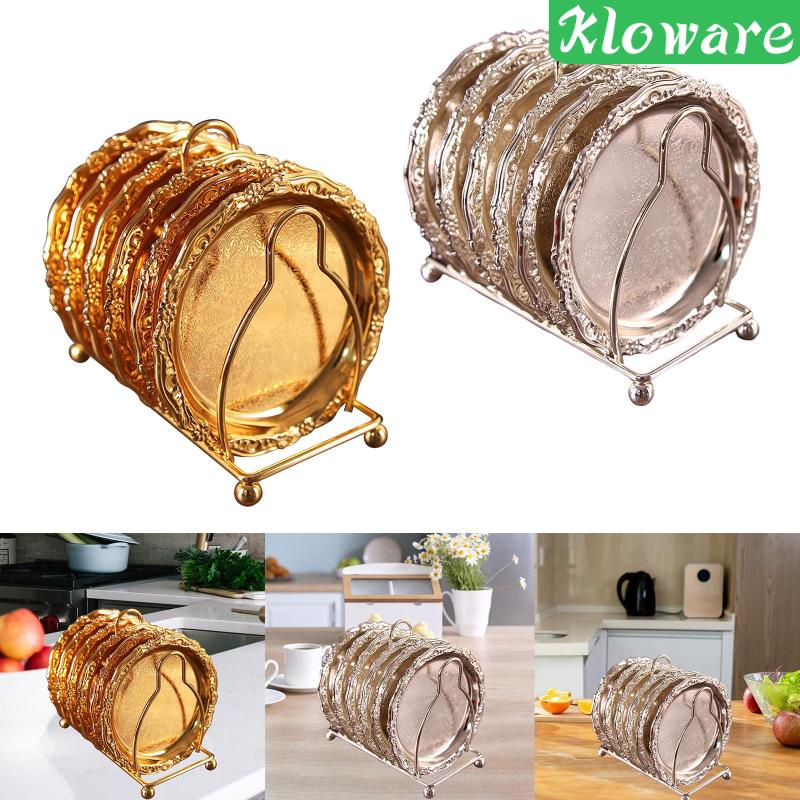 Set 6 Đế Lót Ly Bằng Kim Loại Cao Cấp