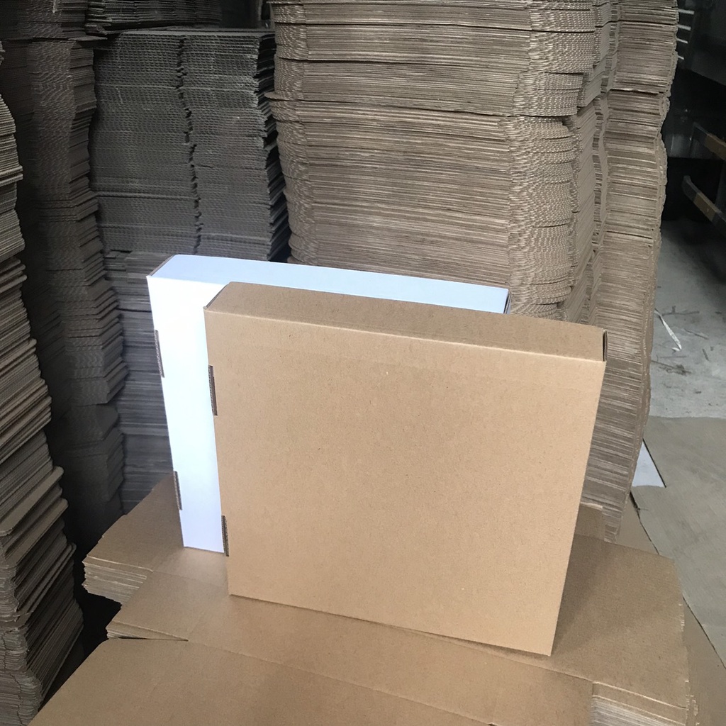 HỘP GIẤY CARTON ĐỰNG BÁNH PIZZA SIZE 16X16X4CM NHIỀU MÀU