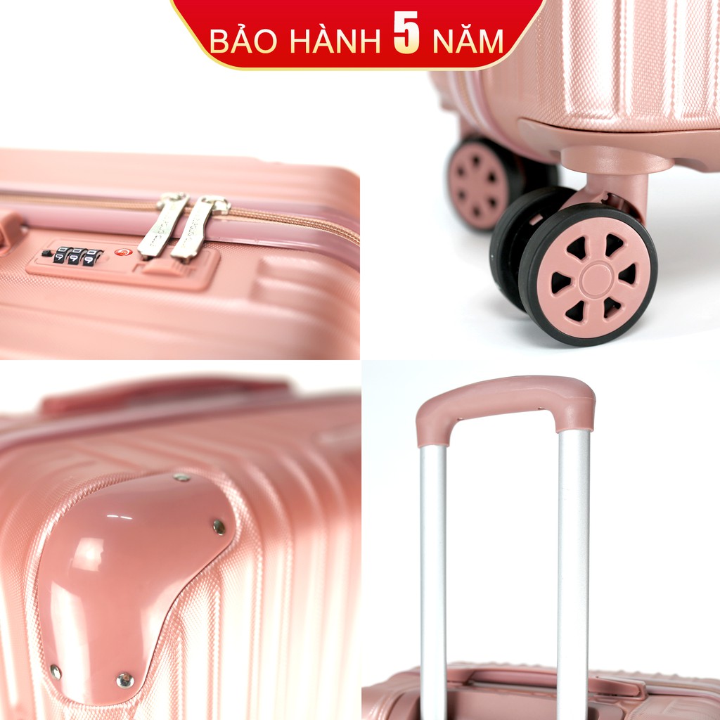 Vali kéo du lịch Kingsun valy kéo KS-033 Combo20+24inch CHỐNG VA ĐẬP BÀO HÀNH 5 NĂM