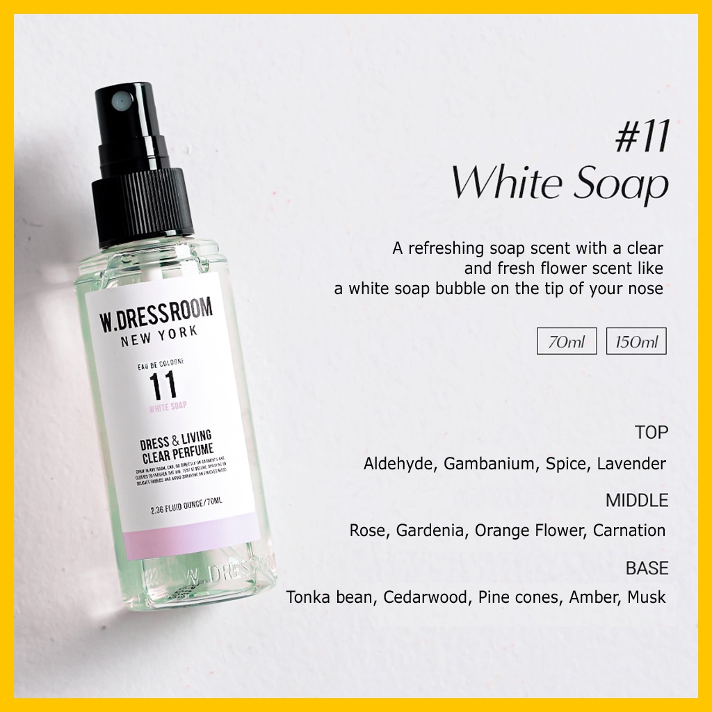W.DRESSROOM Váy Đầm & Nước Hoa Trong Suốt Sống 150ml
