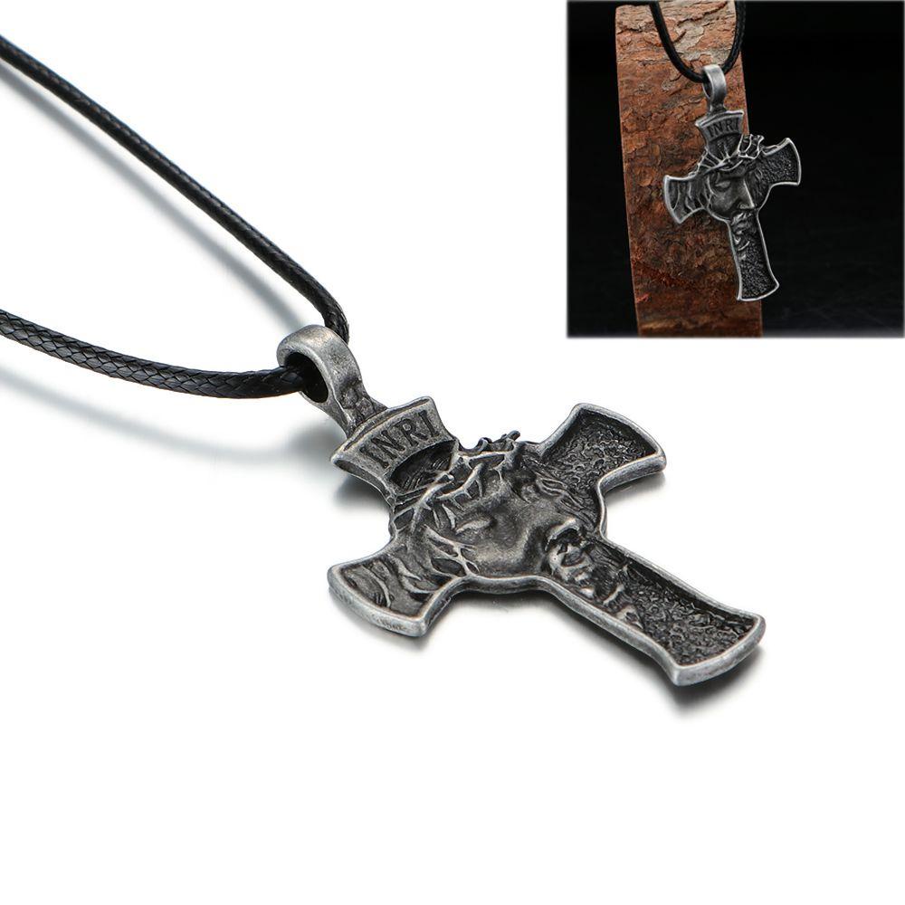 JUNE Vòng cổ Thép Titan Mặt Thánh Giá