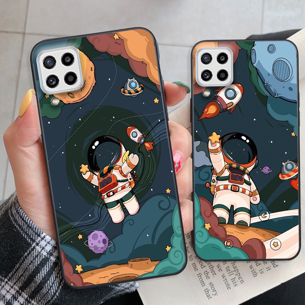 Ốp lưng Samsung M32 / M62 vũ trụ phi hành gia cực hot siêu cute-rẻ-bền