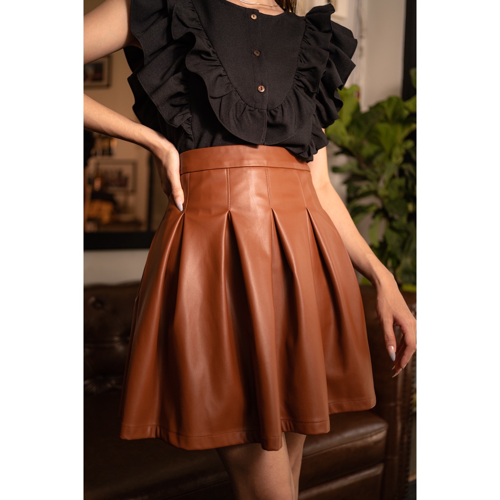 MINX - Chân váy Leather