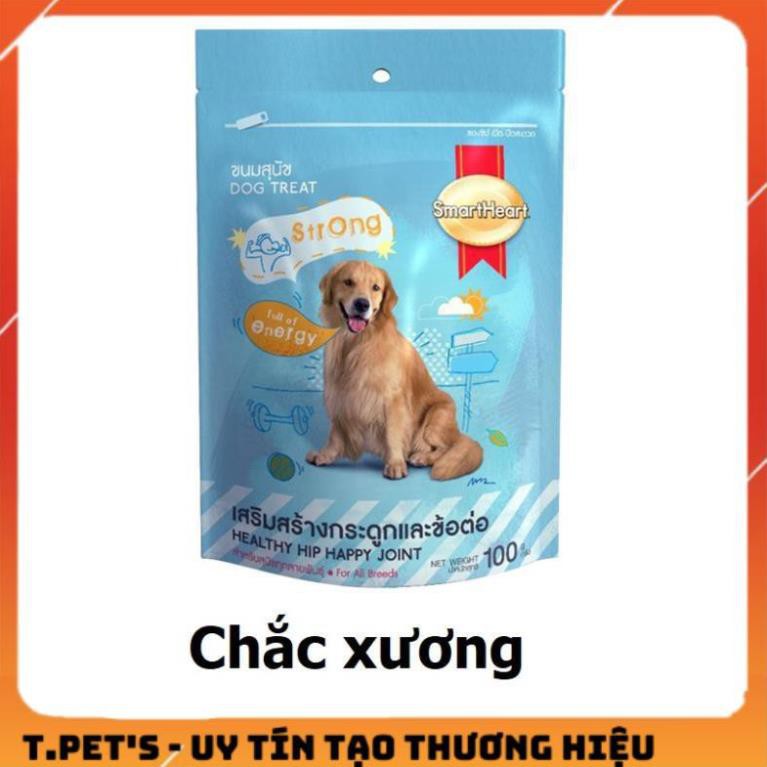 Bánh Snack SmartHeart 100gr bánh thưởng Cho Chó mèo thức ăn thưởng cho chó