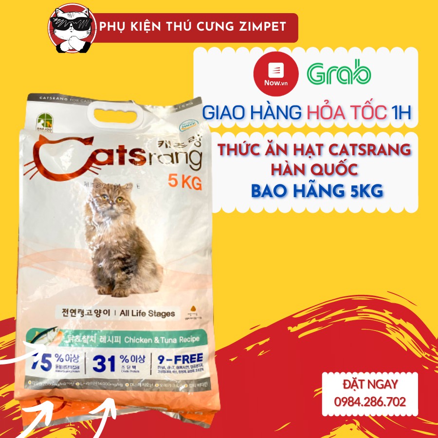 H.Hạt catsrang bao hãng 5kg sỉ SLL