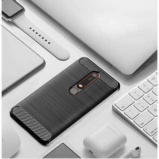 Ốp Lưng Sợi Carbon Cho Nokia 6.1