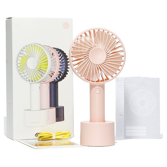 Quạt Mini Cầm Tay Có Đế Để Bàn Cao Cấp Loại 1- BH 3 tháng | BigBuy360 - bigbuy360.vn