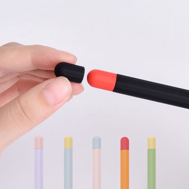 [MÃ MACHM10K giảm 10k đơn bất kỳ] Ốp Silicon Nhiều Màu Cho Bút Cảm Ứng Apple Pencil 2/1 Pencil Case