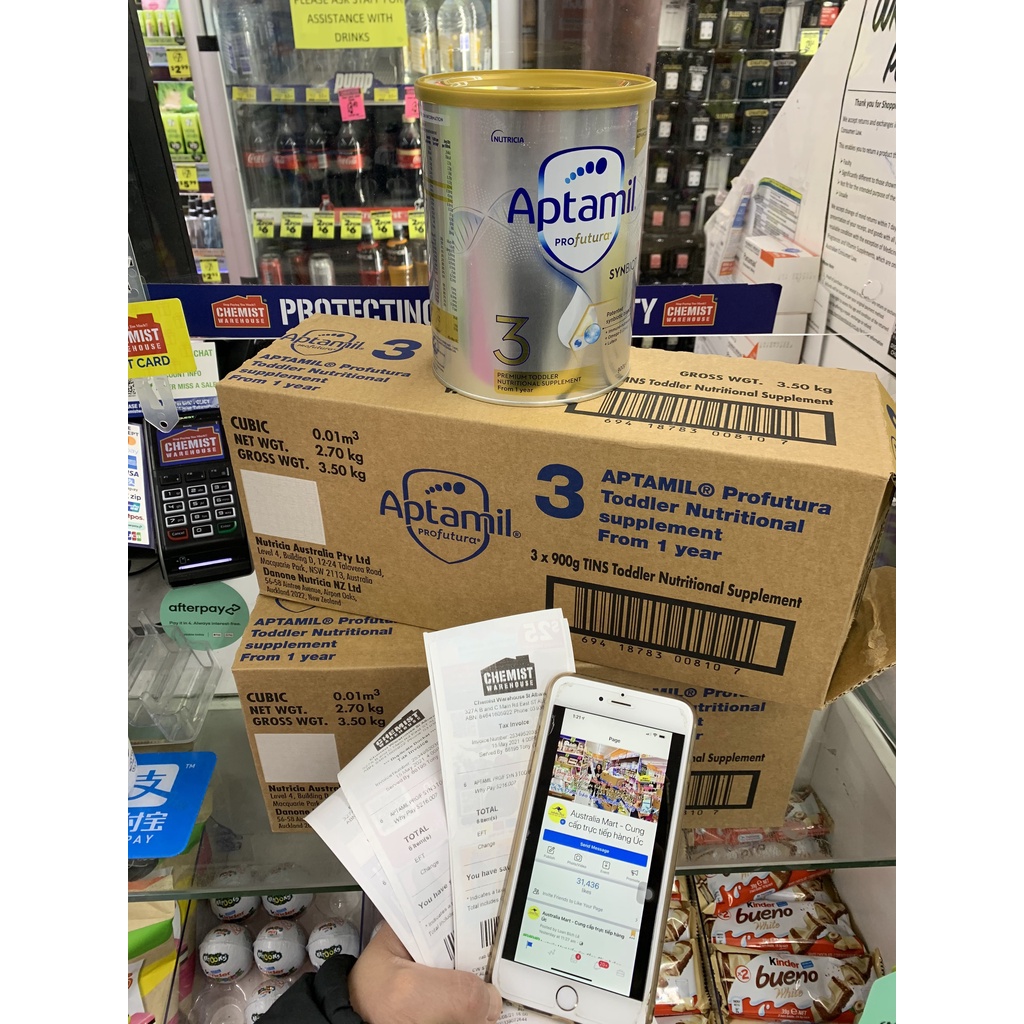 Sữa Bột Aptamil Profutura Úc Số 1-2-3-4 Bổ Sung Vitamin Và Phát Triển Toàn Diện Cho Bé 900g Mẫu Mới, Date 2023