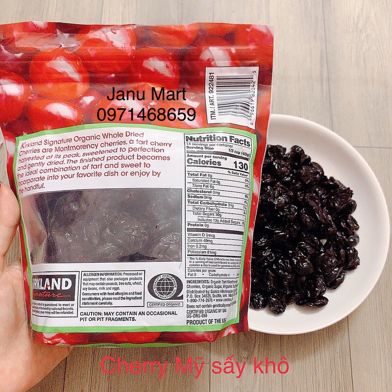 Cherry sấy khô Mỹ