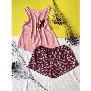 Đồ bộ lụa visco 2 màu InFashion