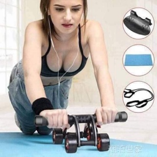 Con lăn tập bụng 4 bánh