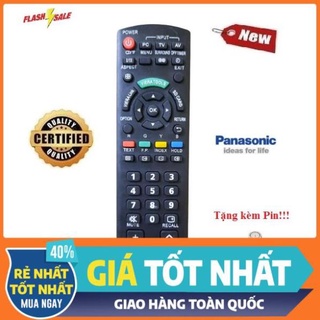 Remote điều khiển tivi panasonic rm-1020m led/lcd/smart tv- hàng mới có tặng kèm pin