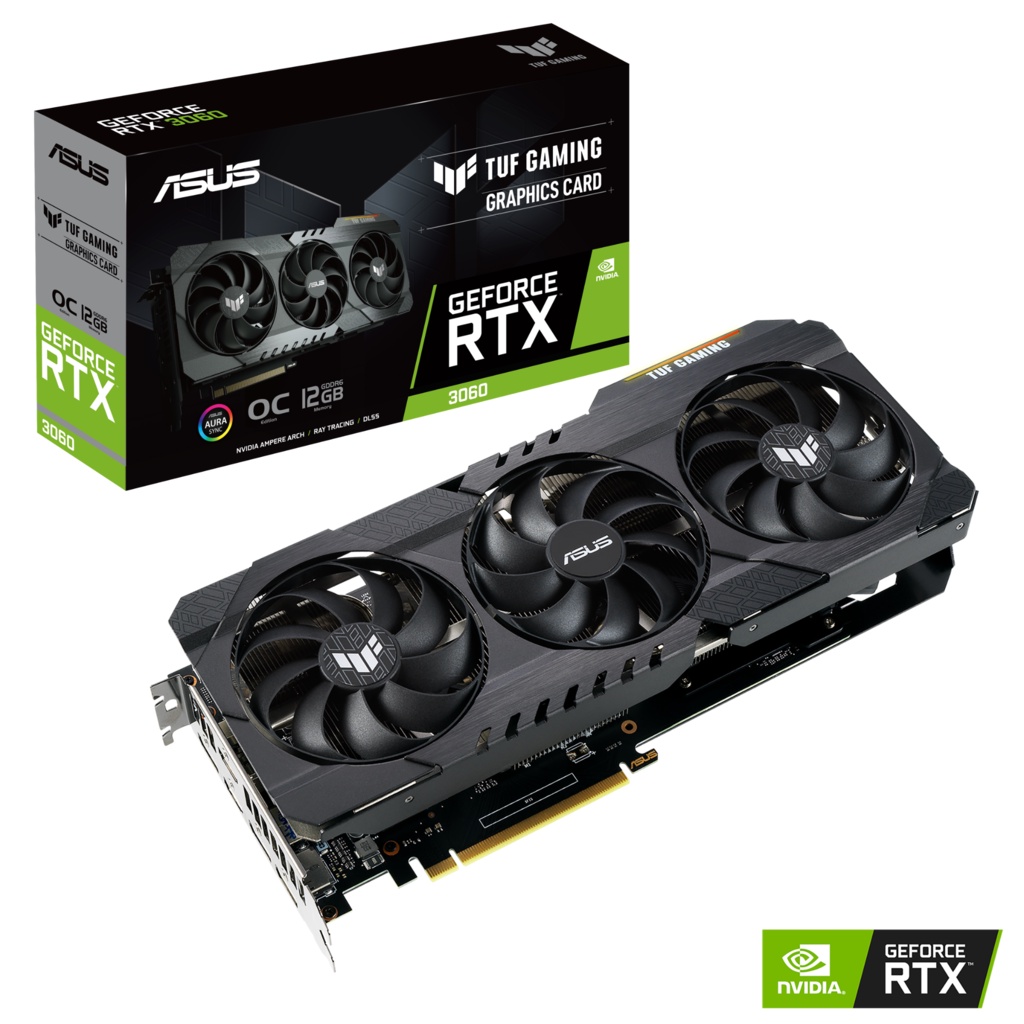 Card màn hình Asus TUF RTX 3060-O12G-V2-GAMING - Hàng chính hãng