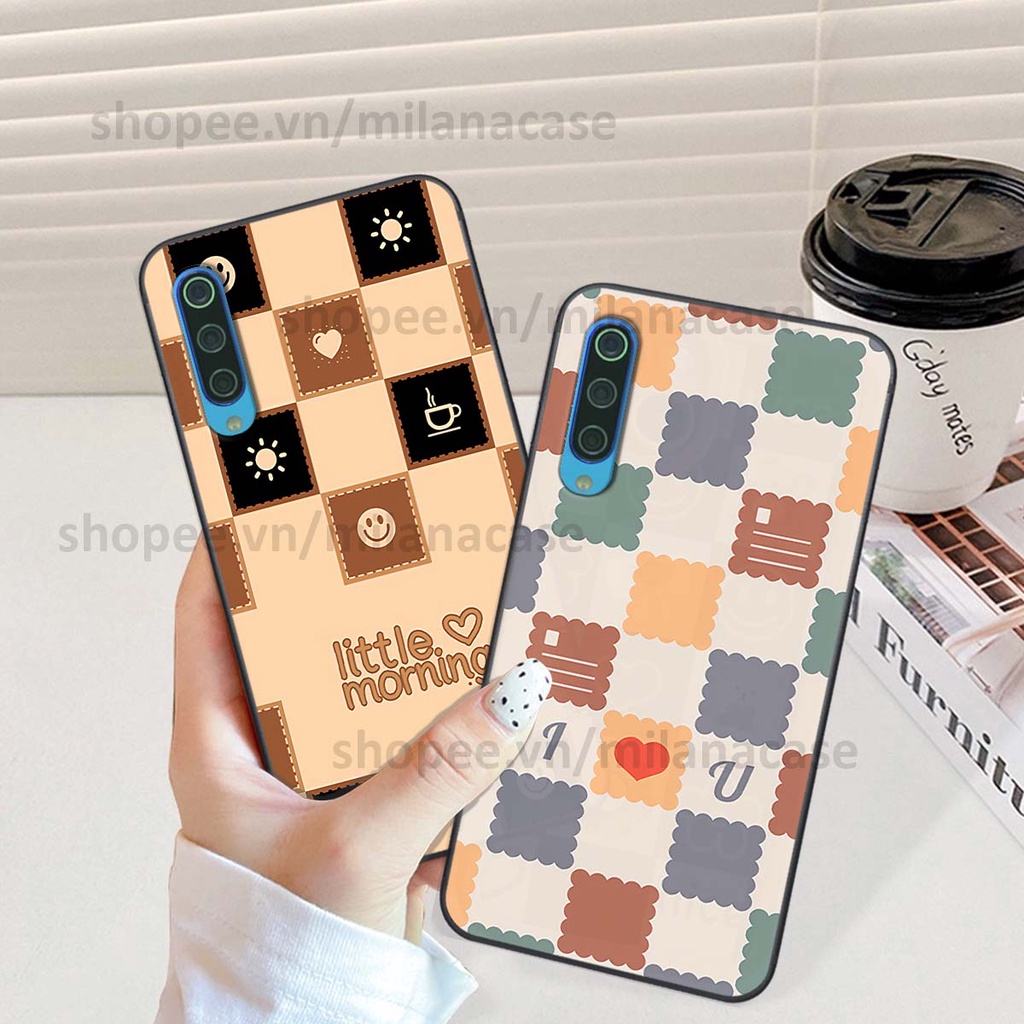 Ốp Xiaomi Mi 9 SE caro họa tiết nhiều màu sắc siêu đẹp thời trang cá tính