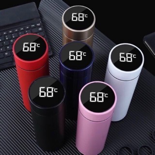 Bình giữ nhiệt thông minh có hiển thị nhiệt độ đèn led 500ml