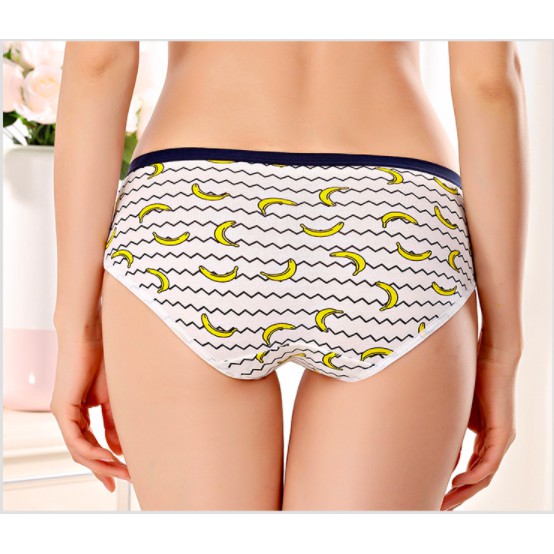 Quần lót nữ cotton cao cấp co giãn kháng khuẩn in hình đáng yêu dễ thương QL31 | BigBuy360 - bigbuy360.vn