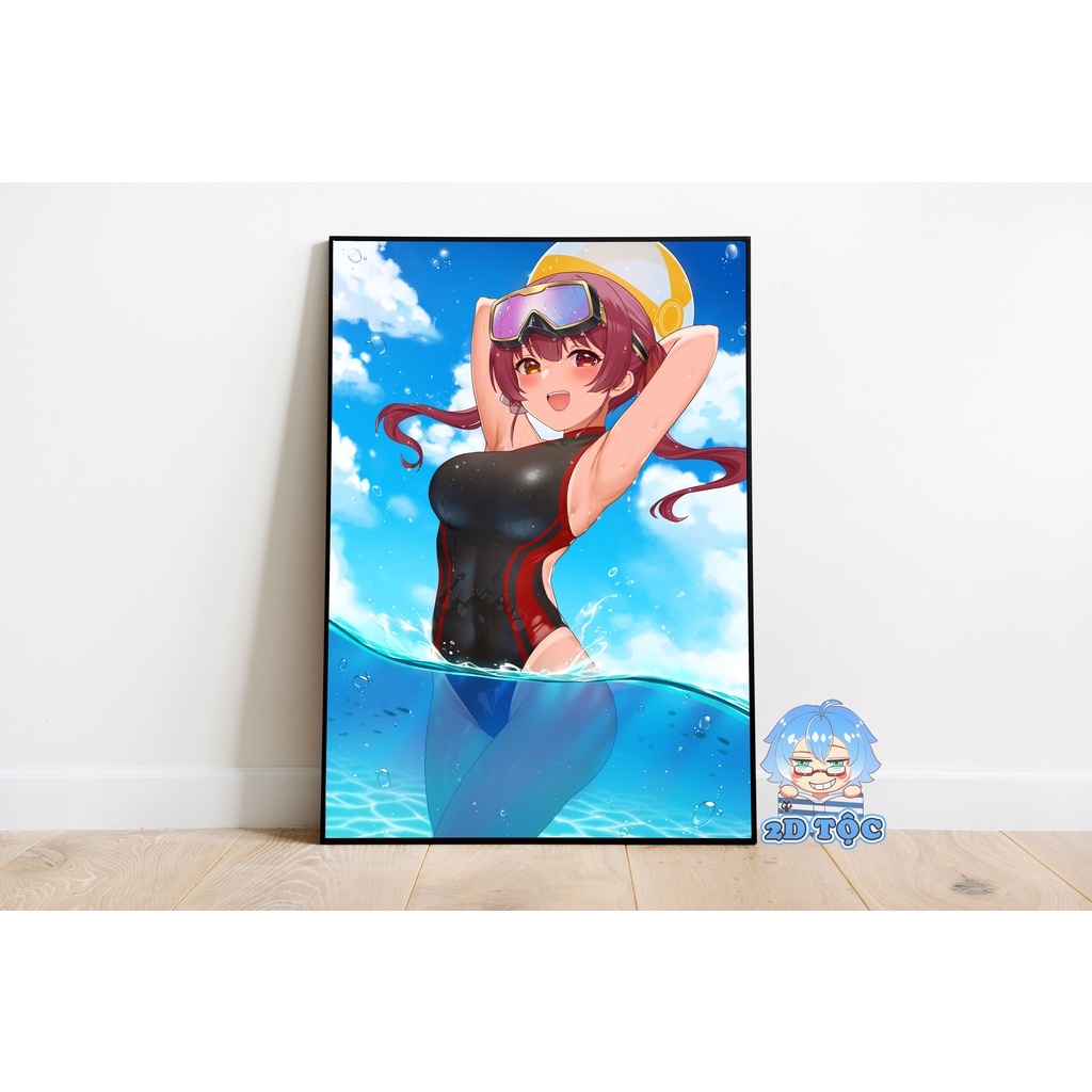 Ảnh poster A3 Houshou Marine Hololive (2) chất liệu giấy cao cấp - 2D Tộc Shop