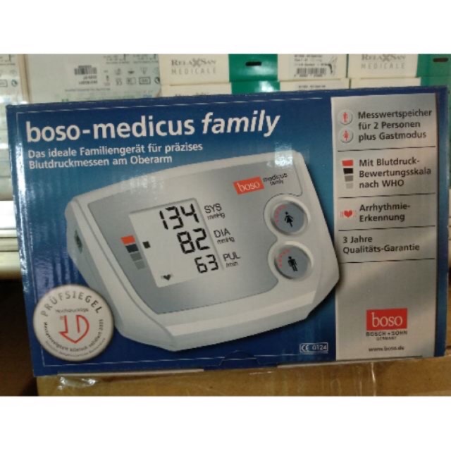 Máy đo Huyết Áp Family Boso: chuyên dụng đo riêng biệt Nam & Nữ trên cùng...