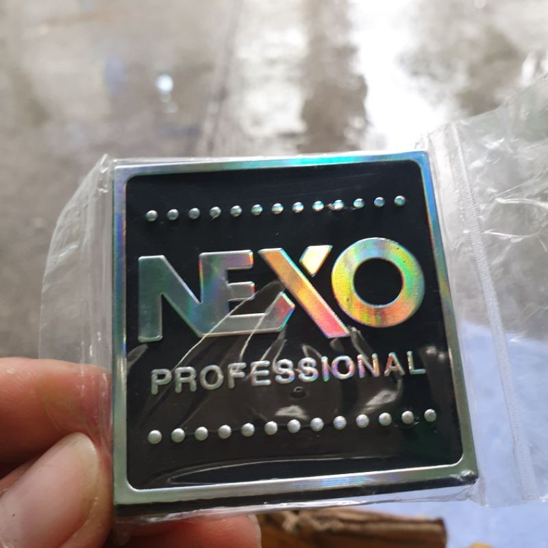 Tem Loa Kéo NEXO JBL RCF Hàng Loại 1 Chất Lượng - Nhựa Cứng Phủ Nhôm Đẹp Bền Không Bong Tróc