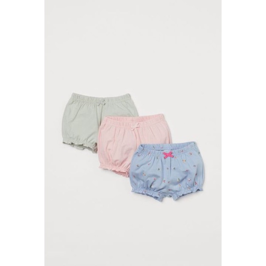 Set 3 quần đùi bé gái/bé trai HM