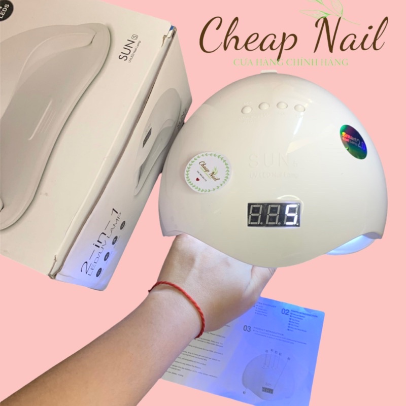 Máy hơ gel mini cao cấp sun 5 48w chính hãng, bảo hành 1 tháng