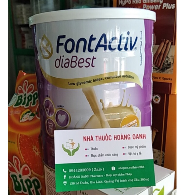 💊[CHÍNH HÃNG] SỮA FontActiv diaBest CHO NGƯỜI TIỂU ĐƯỜNG