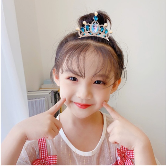 Vương miện cài tóc hình ELSA cho bé gái
