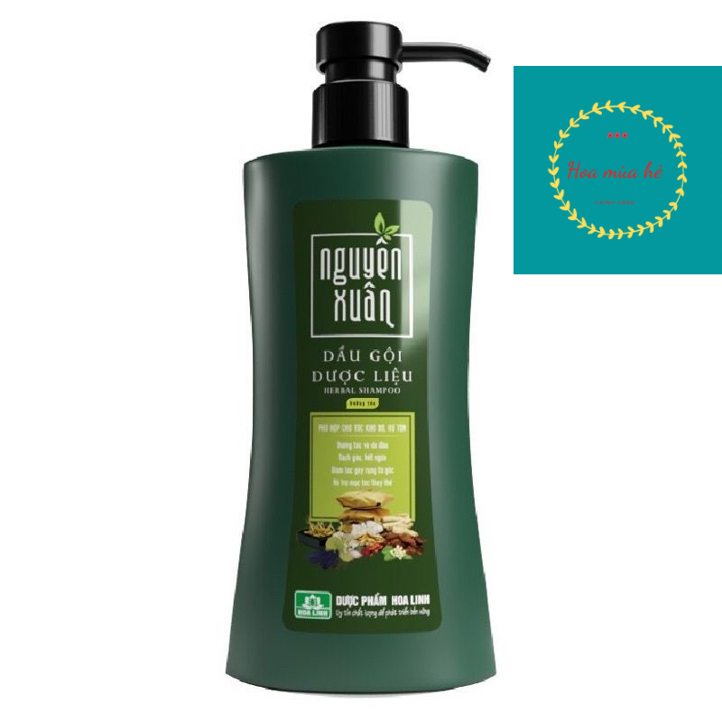 Dầu Gội Dược Liệu Nguyên Xuân Xanh 350ml - Dưỡng Tóc