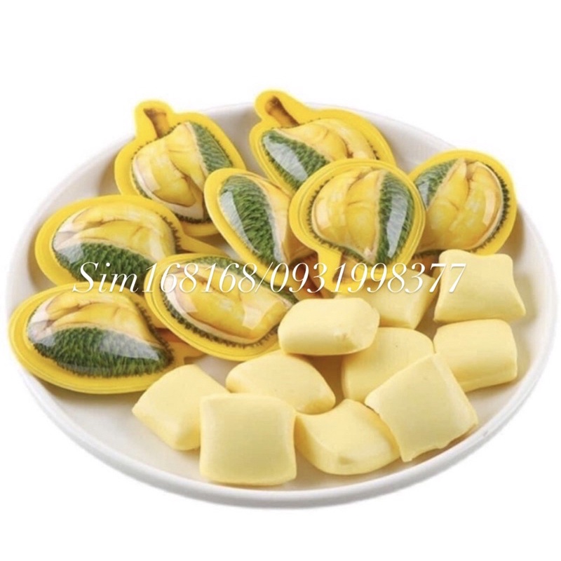 lẻ 1 viên kẹo quả sầu riêng