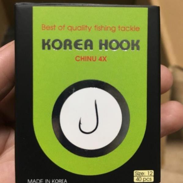 Lưỡi câu đơn Chinu Hook Hàn quốc siêu nhạy đủ size