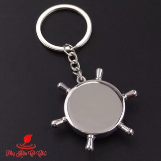 Móc Khóa Bánh Lái La Bàn Cao Cấp- MS032