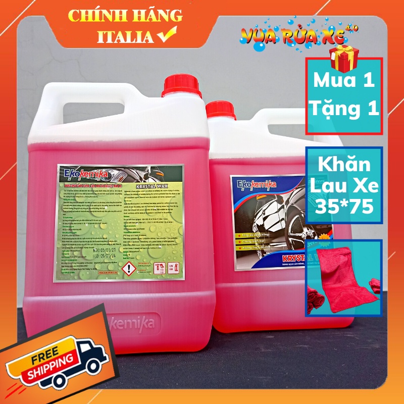 Dung dịch phủ bóng, làm khô và bảo vệ thân xe Ekokemika Krystal Wax