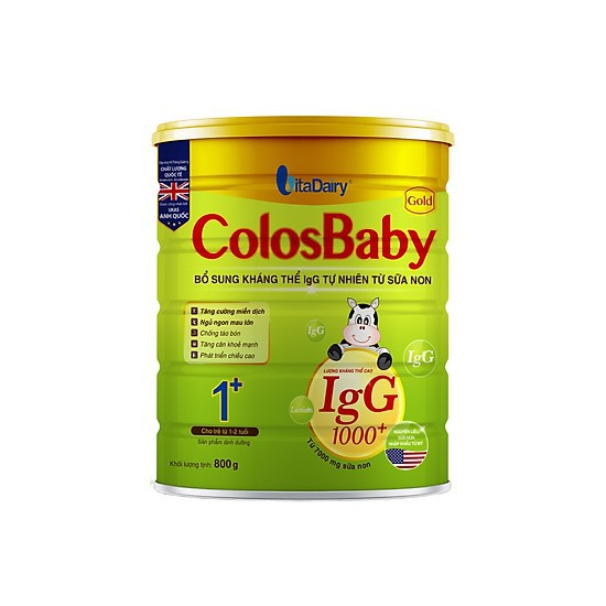 Sữa non Colosbaby Gold 1 800g (trẻ từ 1 -2 tuổi)