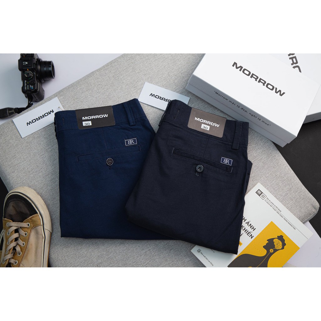 Quần short linen nam FEDA cao cấp thoáng mát mềm mịn MR06 - MORROW | BigBuy360 - bigbuy360.vn