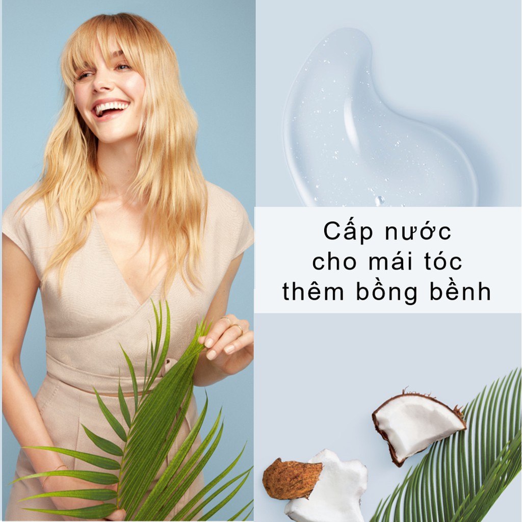 Combo Dầu Gội &amp; Dầu Xả Love Beauty &amp; Planet Dưỡng Chắc Khỏe Bồng Bềnh Volume &amp; Bounty, 100% Dừa Tươi, Hoa Mimosa 400Ml