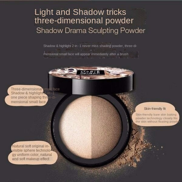 Phấn bắt sáng MARIE DALGAR tông lì ánh ngọc trai làm sáng da | BigBuy360 - bigbuy360.vn