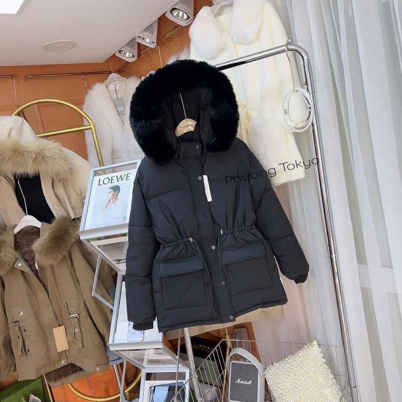 (Ảnh thật) ÁO PHAO LÔNG VŨ, ÁO KHOÁC NỮ MŨ LÔNG TO 919 | BigBuy360 - bigbuy360.vn