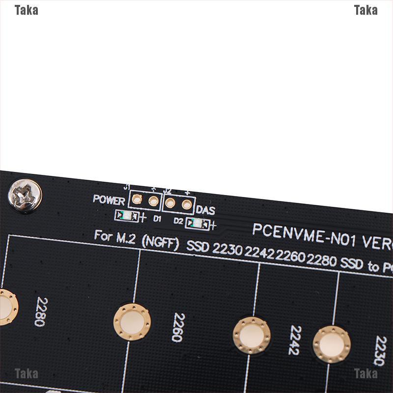 Bộ Chuyển Đổi Taka PCIE Sang M2 Và PCI Express 3.0 x1 Sang NVME SSD Hỗ Trợ 2230 2242