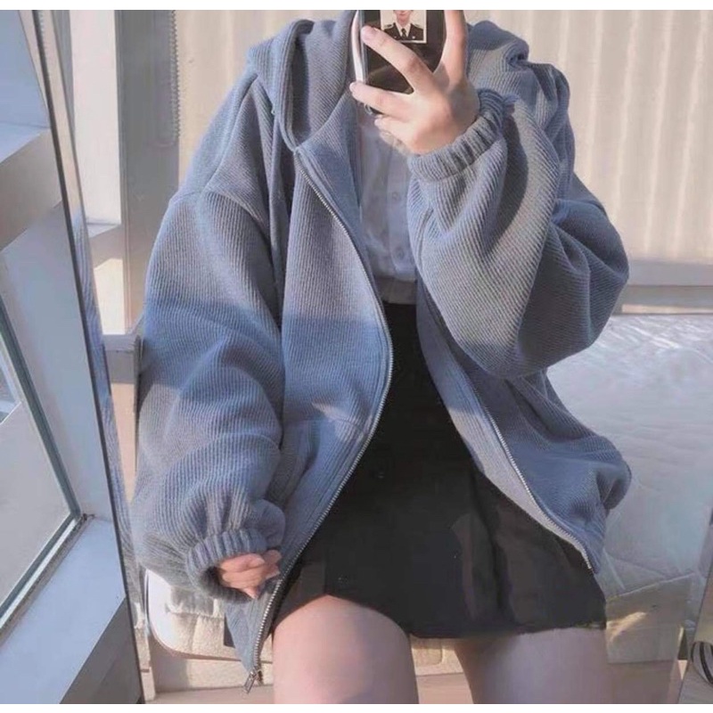 [AONI]Áo khoác nỉ HODIE trơn🌸DAQUY20🌸áo khoác nỉ trơn hotren màu đẹp | BigBuy360 - bigbuy360.vn