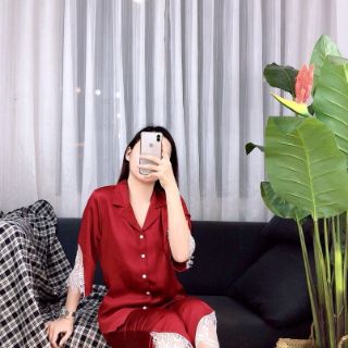 Đồ bộ piyama satin lụa