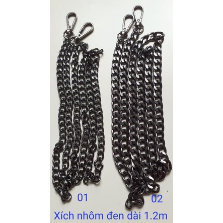Xích nhôm đen