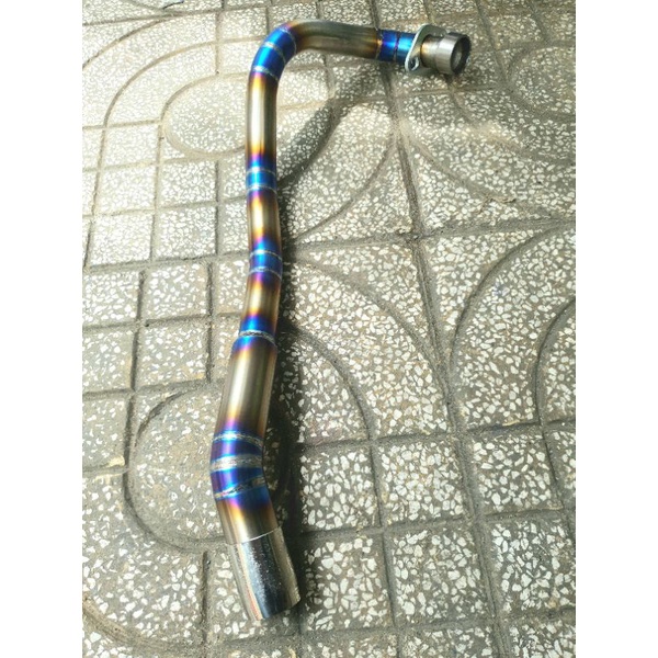 Cổ Exciter 150 Mx King cổ titan nối pô zin