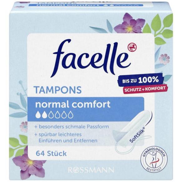 [FREESHIP] -  Băng vệ sinh Tampon Facelle Đức đầy đủ size