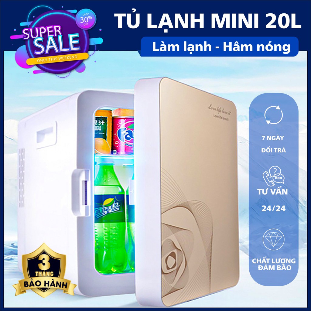 Tủ lạnh mini 20L nhỏ gọn tiện dụng(Retoanquoc)