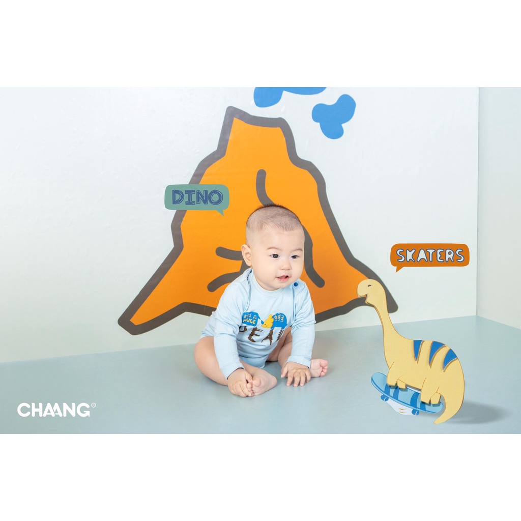 Bộ bodychip trẻ em dài tay cotton cao cấp Chaang