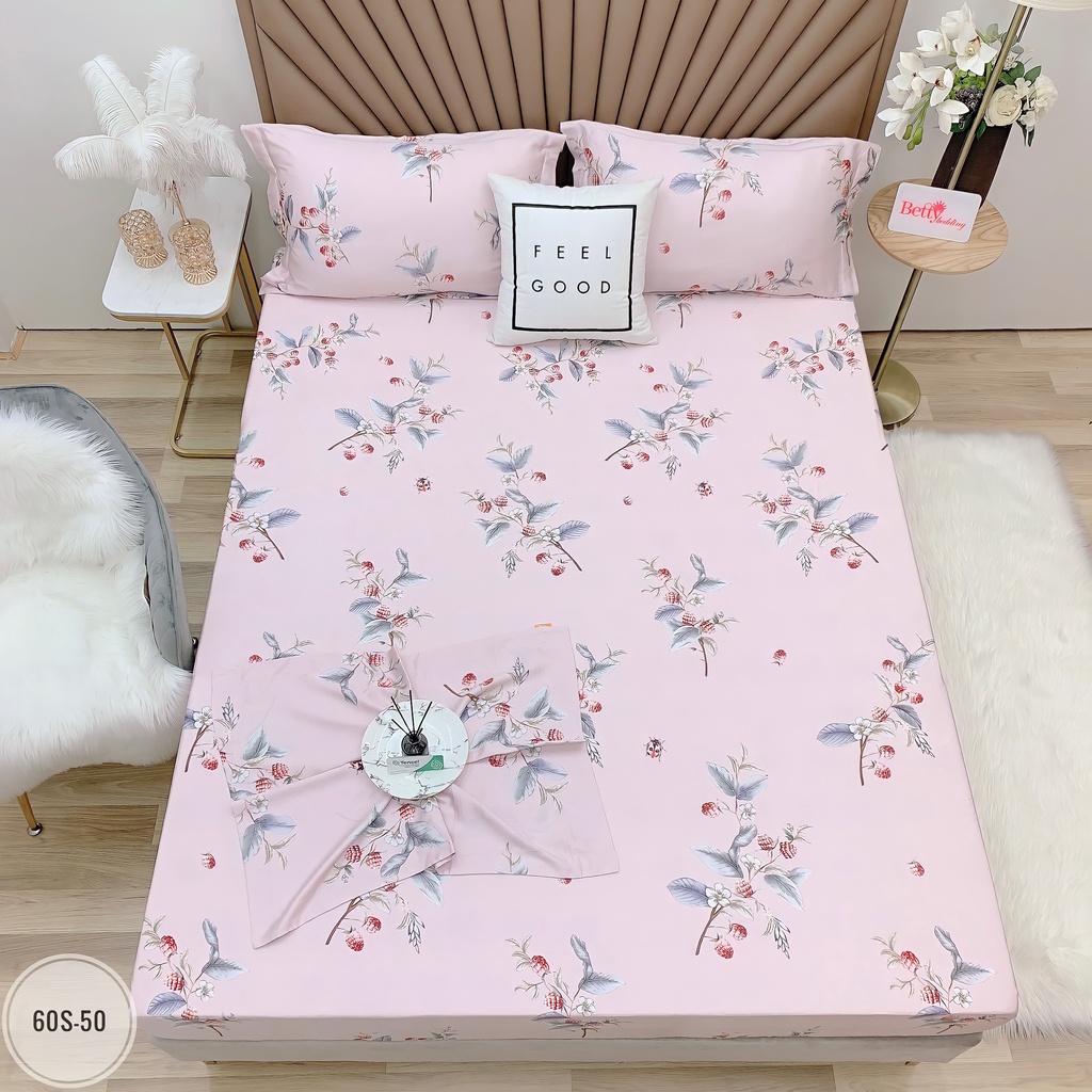 2.GA GỐI TENCEL 60S HỌA TIẾT ( ẢNH THẬT TỰ CHỤP )