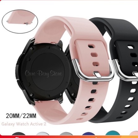 Dây đồng hồ cao su cho Active size 20 và 22 có chốt thông minh