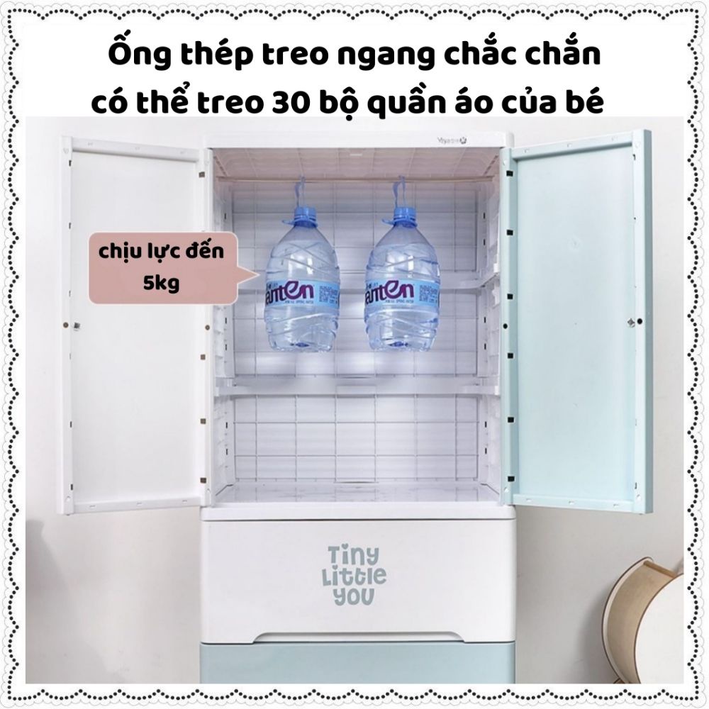 Tủ để quần áo cho em bé ,trẻ sơ sinh zozon ,tủ nhưa đựng đồ chơi, dồ dùng mỹ phẩm mini 3,4,5,6 tầng có bánh xe khóa chốt