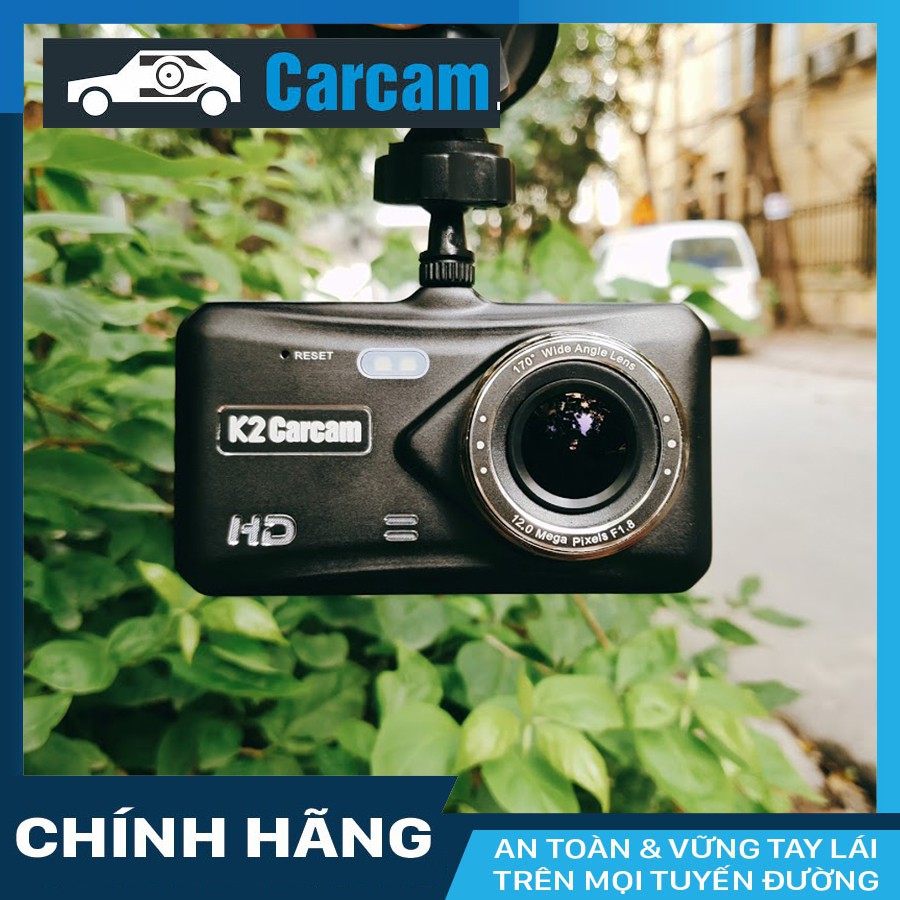 Camera hành trình ô tô K2 Touch có camera lùi + thẻ nhớ 32GB Class 10 | BigBuy360 - bigbuy360.vn